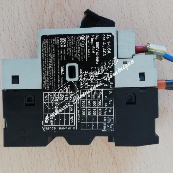 IEC 947-2, 947-4-1     1-1.6A