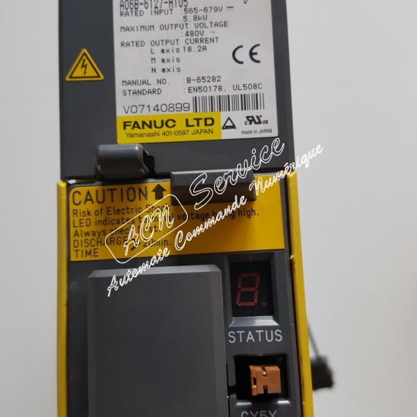 Fanuc NEUF Module Servo Drive AISV-80HV A06B-6127-H105
