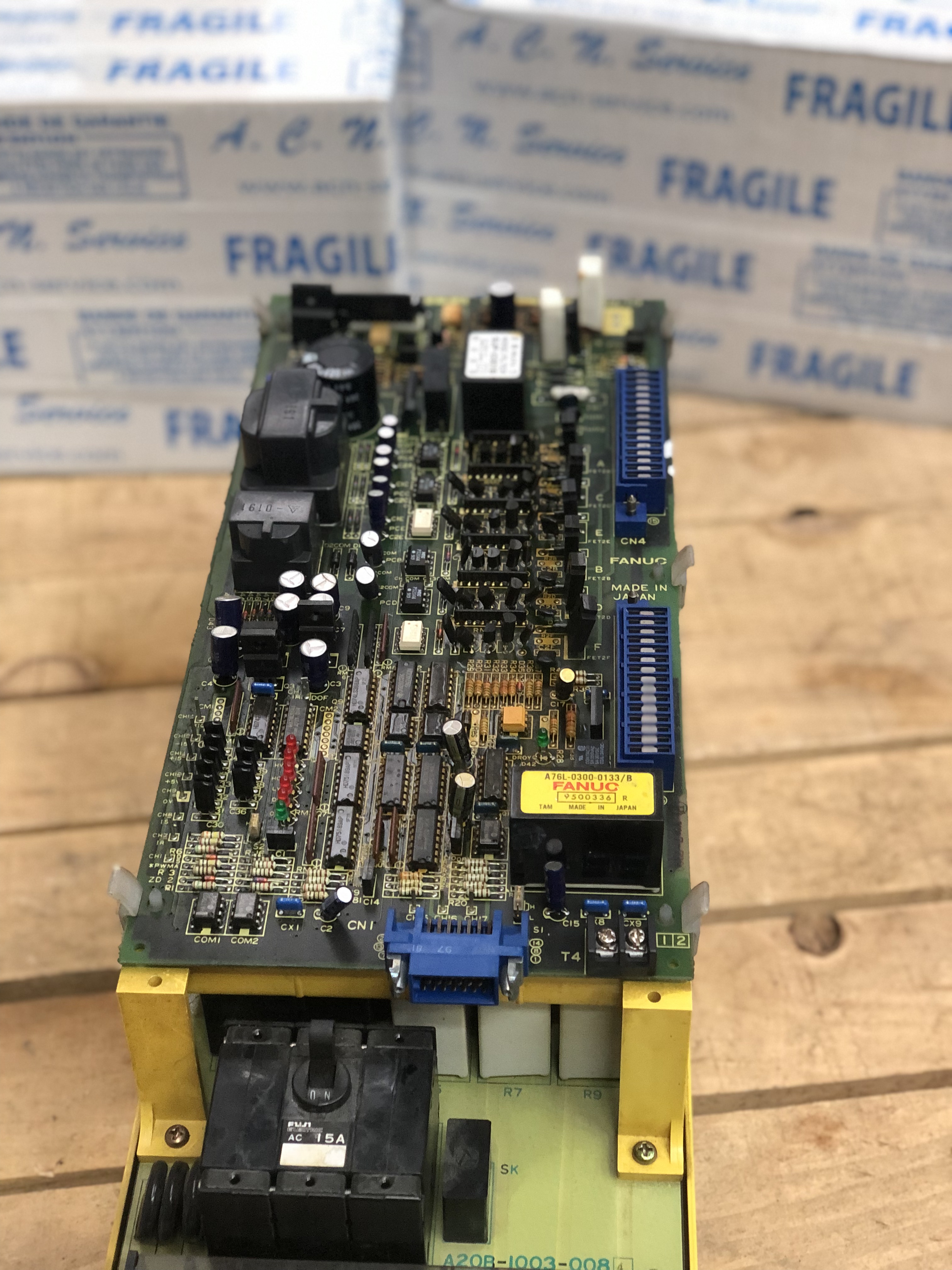 FANUC A06B-6058-H025 SERVO DRIVE AXIS AMPLIFIER CNC USED REMOVED