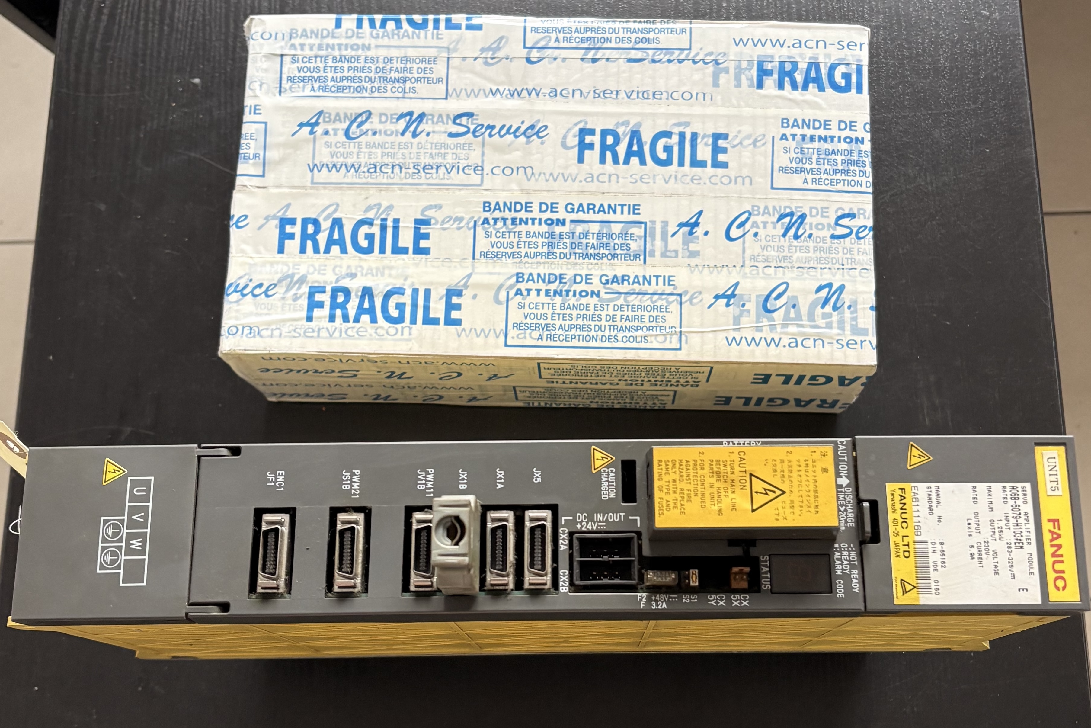 FANUC A06B-6079-H103 SERVO AMPLIFIER MODULE AXIS DRIVE CNC USED REMOVED