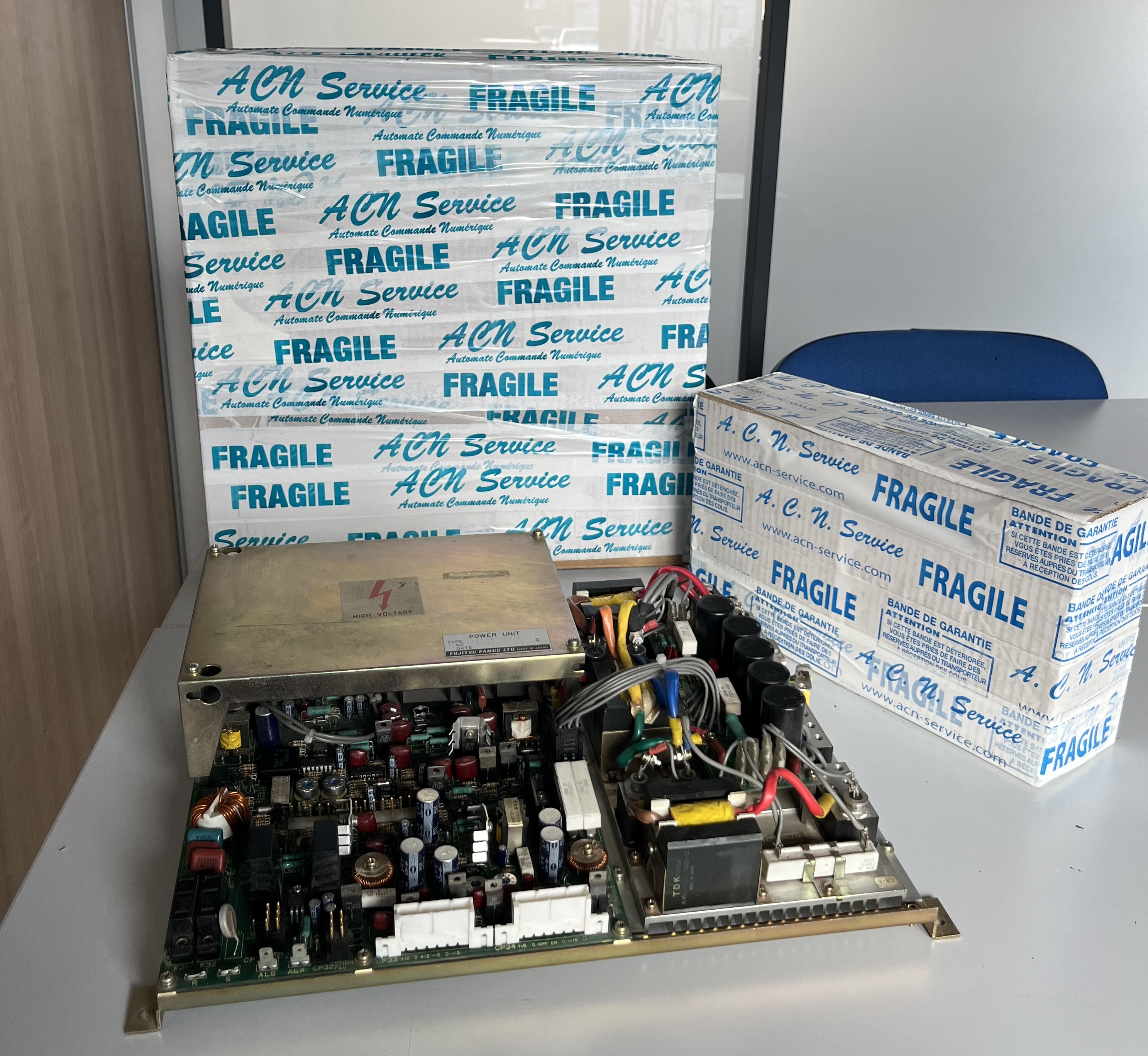 FANUC A14B-0070-B002 CNC POWER UNIT CONTROL MODULE USED REMOVED FROM MACHINE