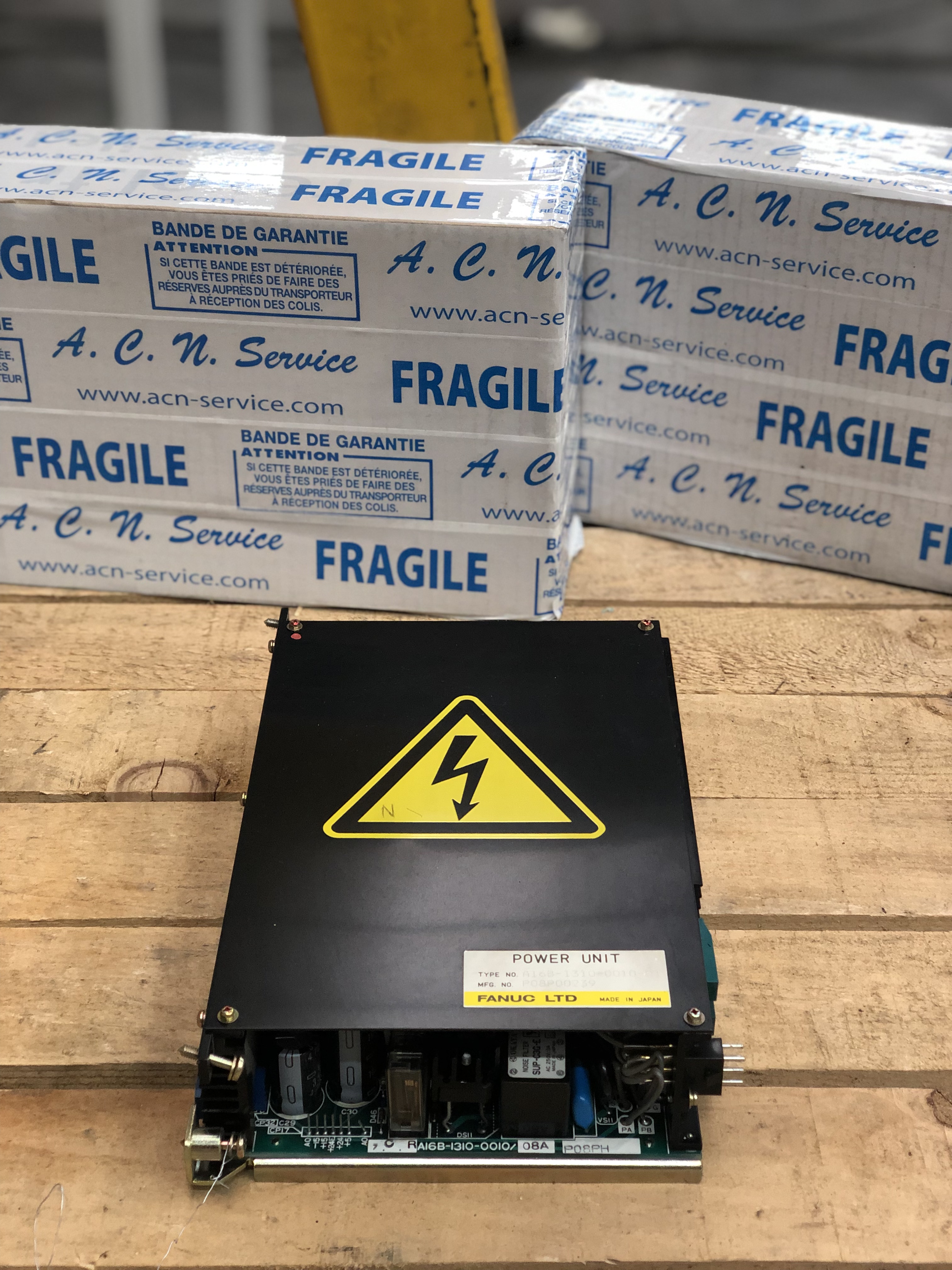 FANUC A16B-1310-0010-01 POWER UNIT CNC CONTROL MODULE USED REMOVED