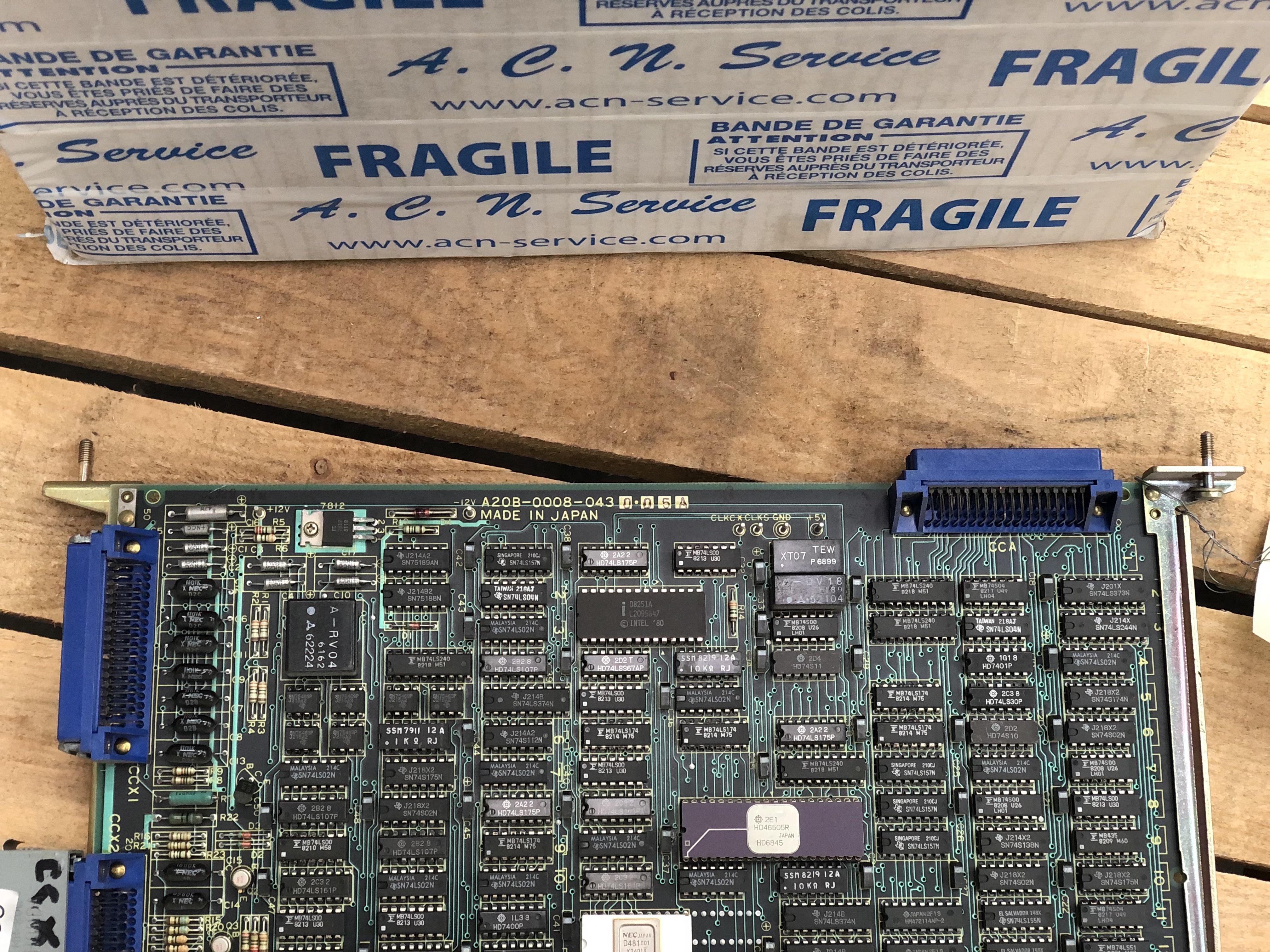 FANUC A20B-0008-0430 CNC CONTROL BOARD CARD USED REMOVED