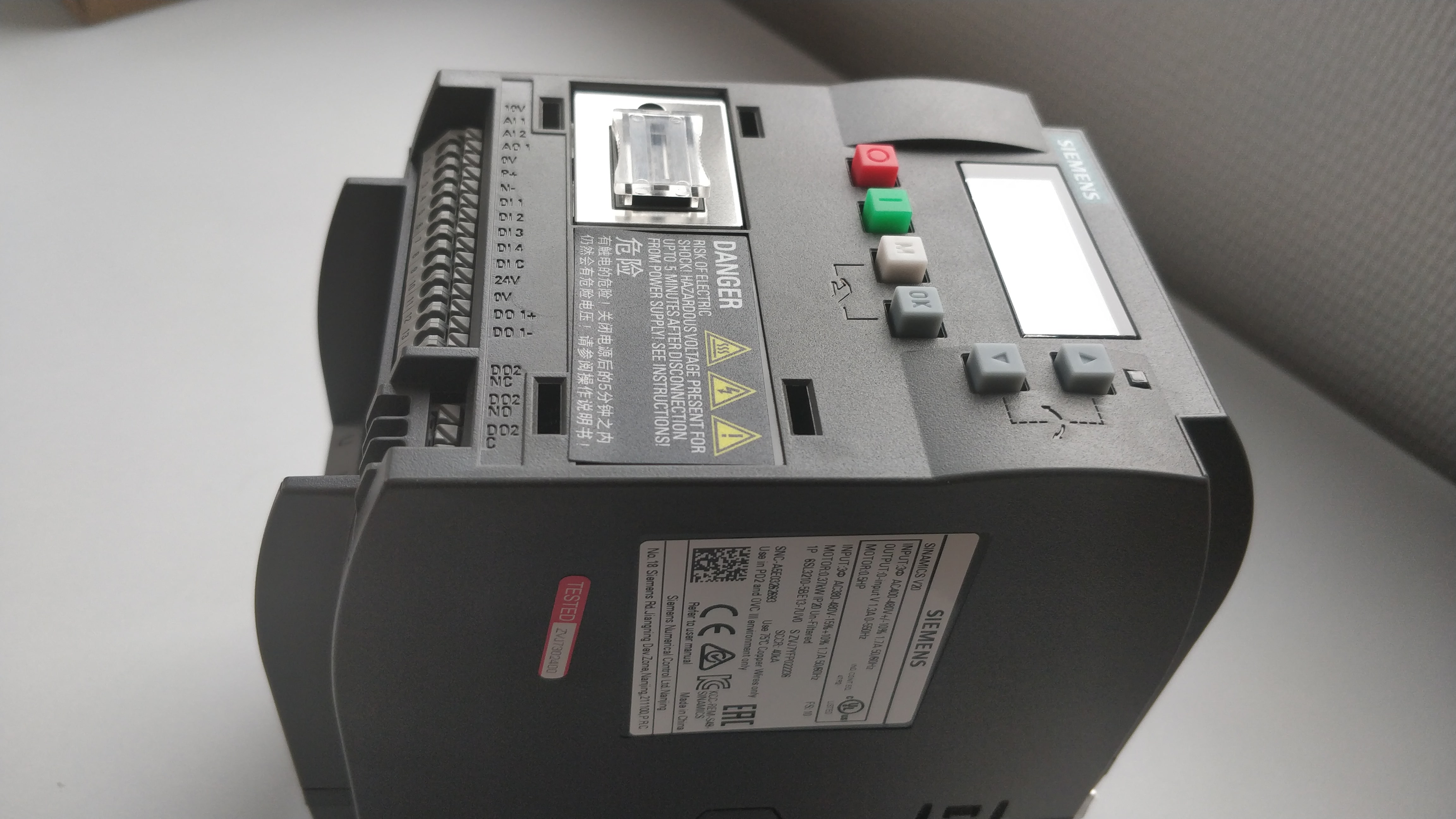 Siemens Variateur de fréquence neuf 6SL3210-5BE13-7UV0