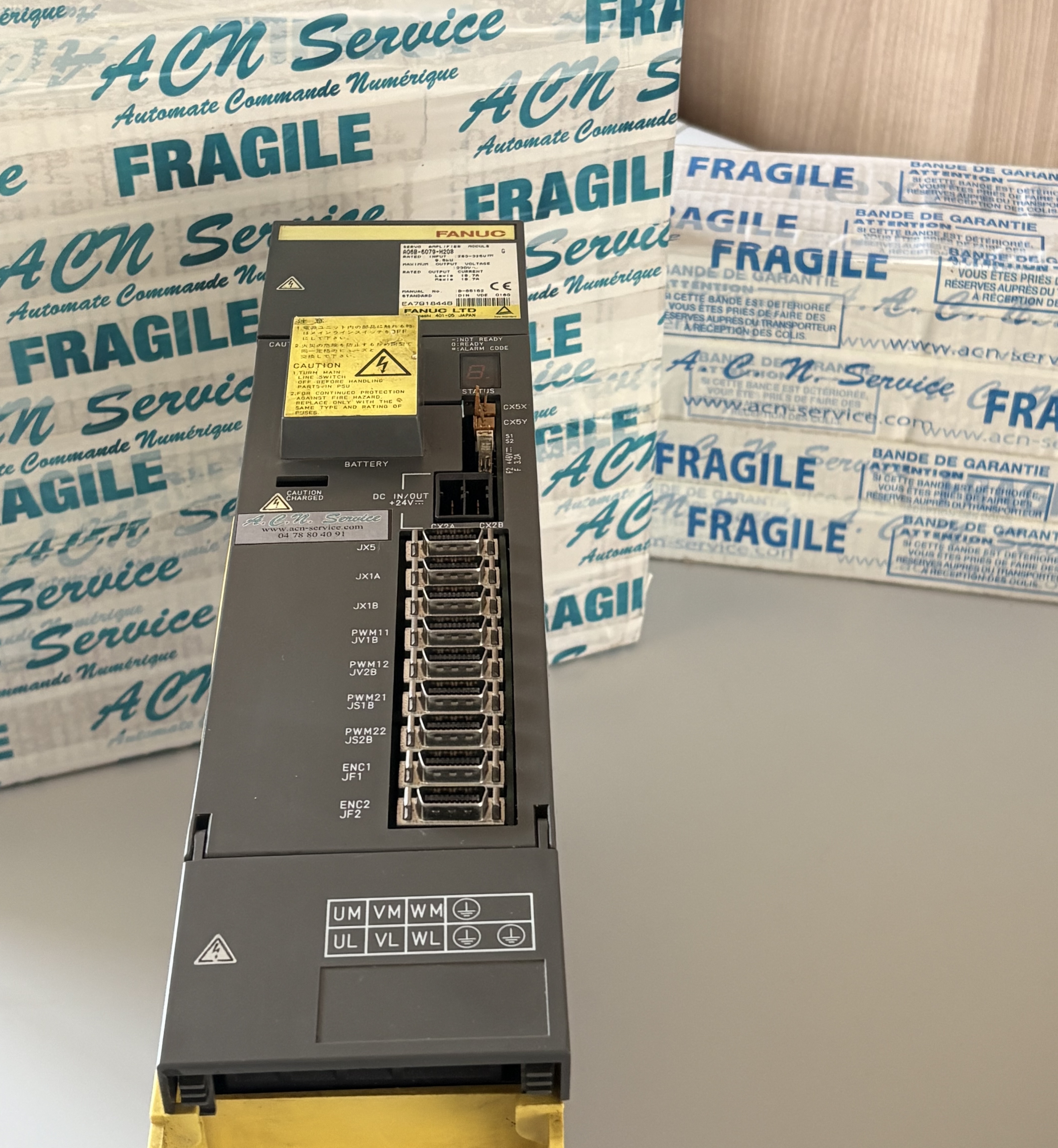 Variateur Fanuc Servo Amplifier Module SVM2 80/80 A06B-6079-H208