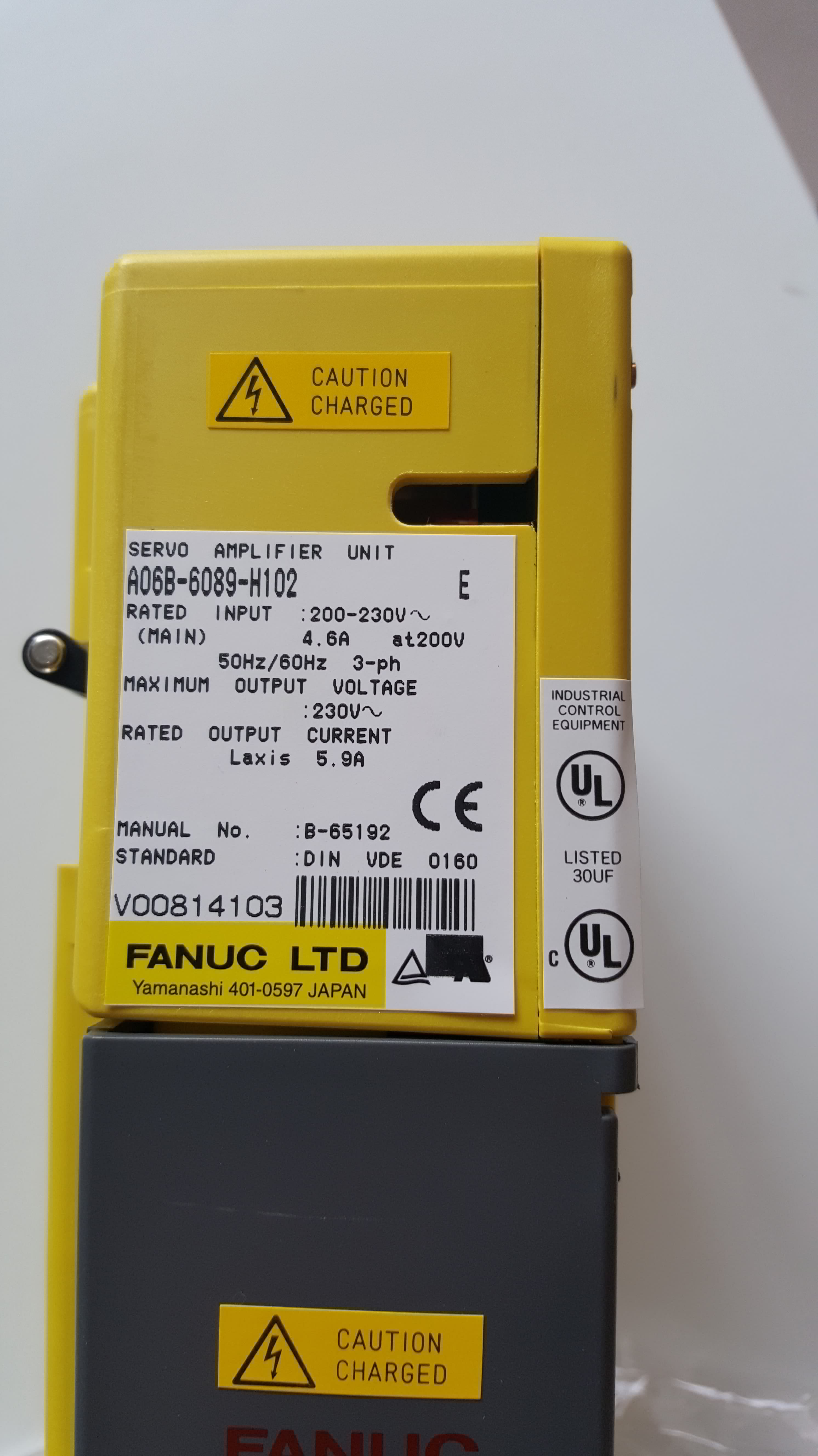Fanuc Variateur Sevo NEUF A06B-6089-H102