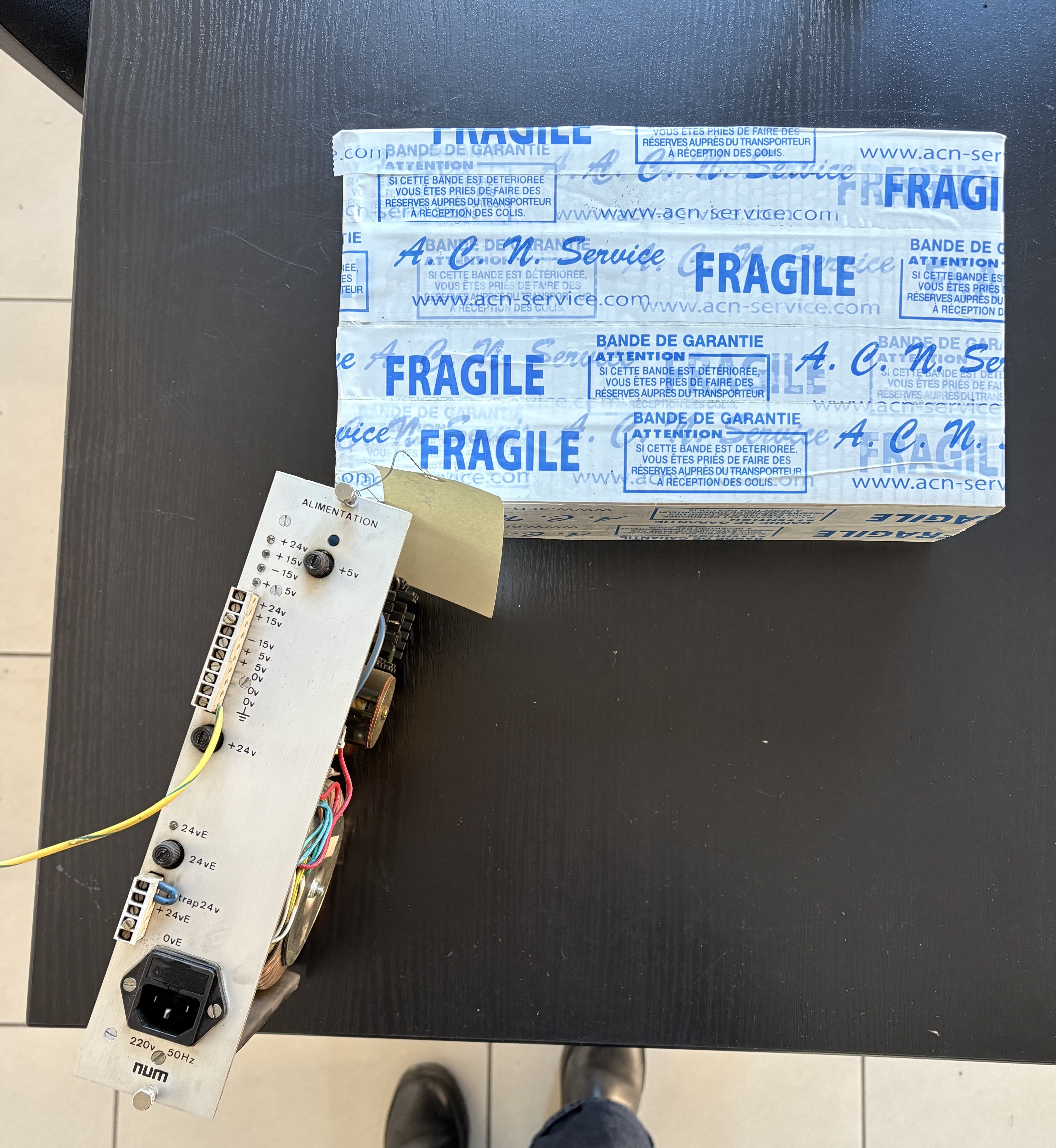 Num Carte d'alimentation 200505