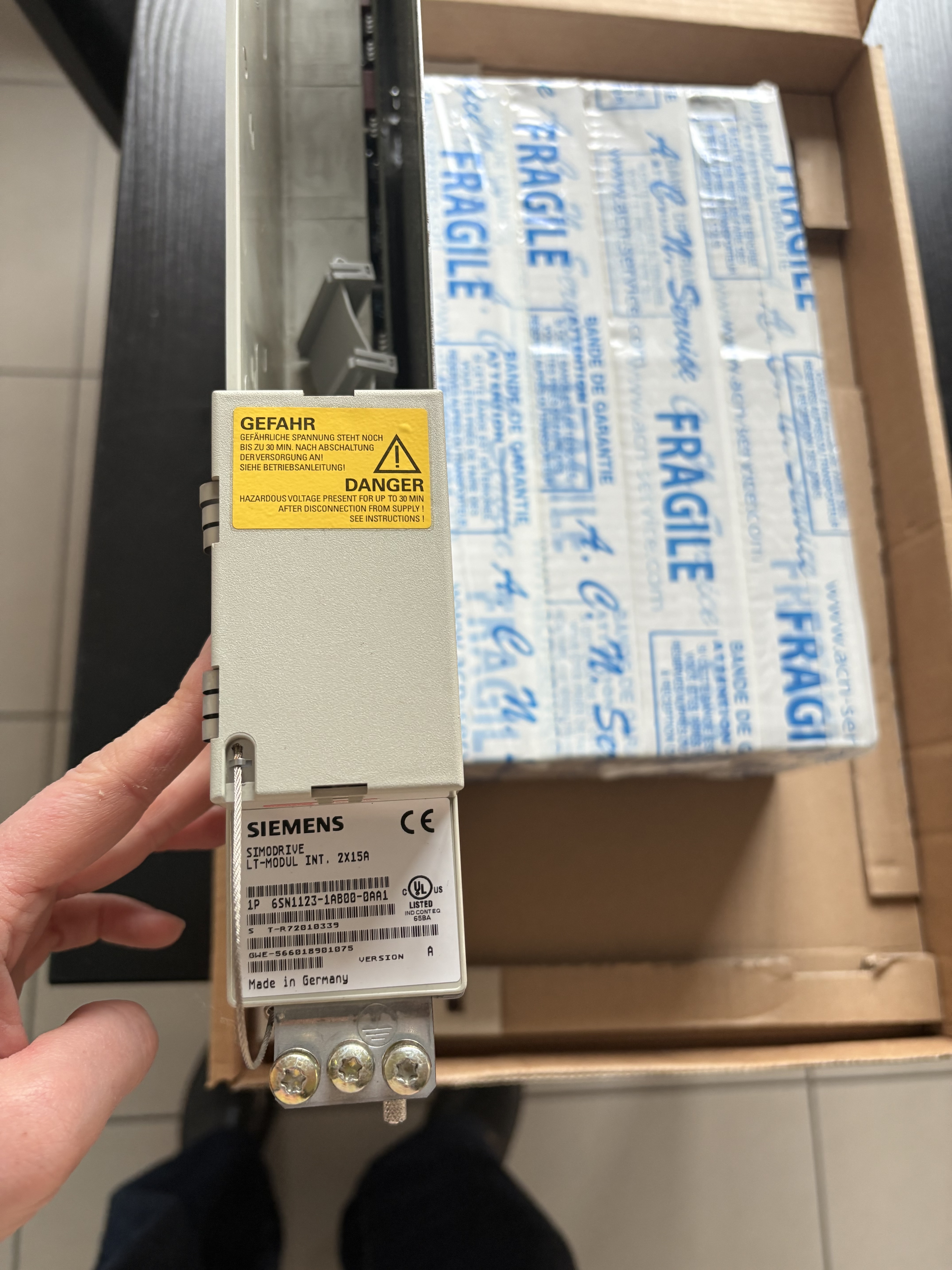 Siemens Carte de puissance 6SN1123-1AB00-0AA1