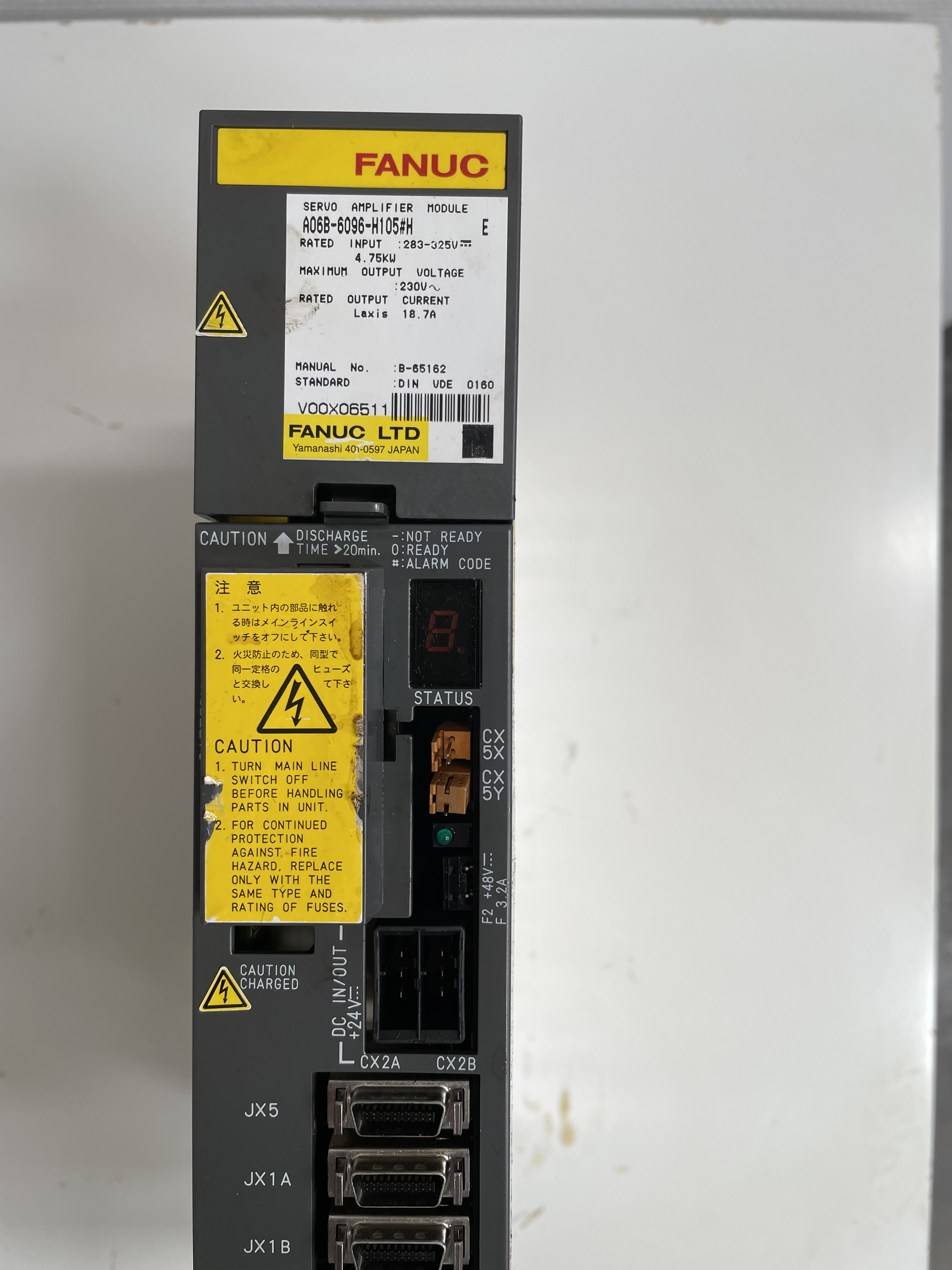Fanuc Variateur Servo Amplificateur A06B-6096-H105#H